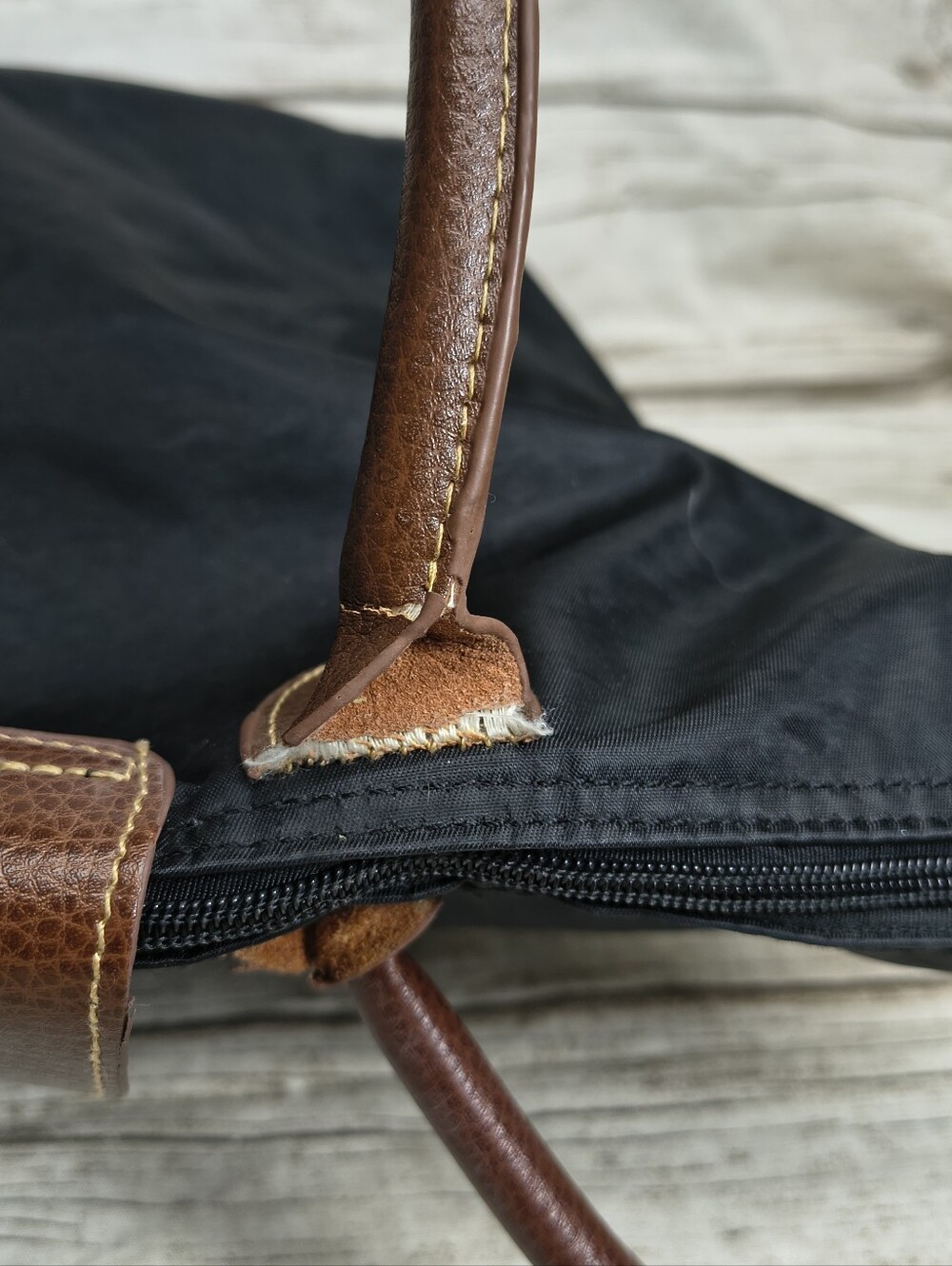 Longchamp Le Pliage Original tote bag in black - Picture 8 of 12